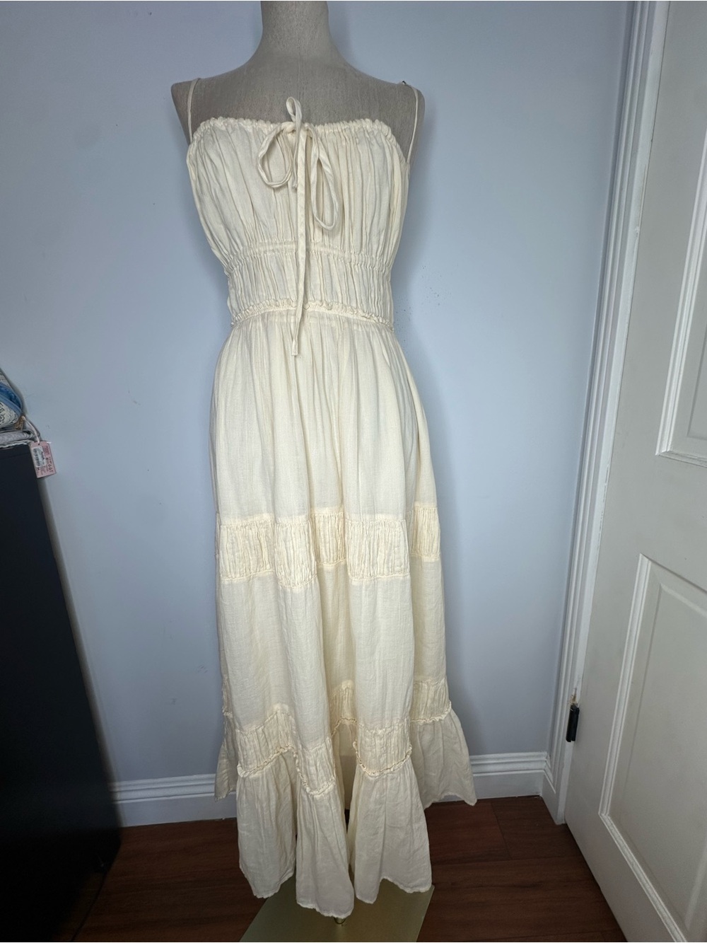 Free People Taking Sides Maxi Dress
color wet plaster - Picture 4 of 9